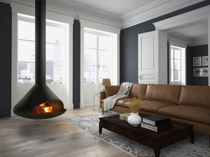 Signi Cone Suspended Fireplace