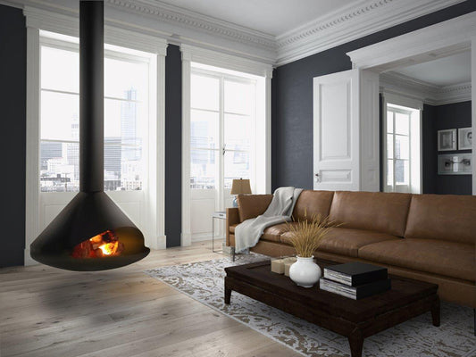 Signi Cone Suspended Fireplace