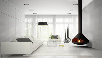 Signi Cone Suspended Fireplace