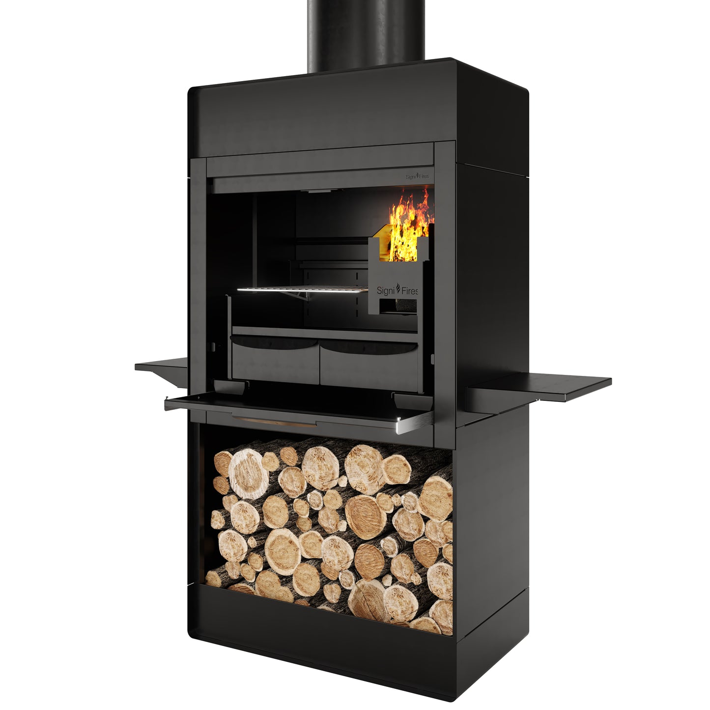 Signi Fires Ember Wood Braai Free Standing