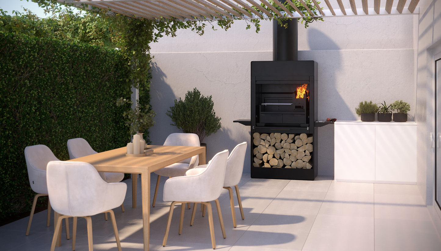 Signi Fires Ember Wood Braai Free Standing