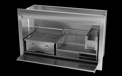 Signi Fires Gas and Wood Combination Braai