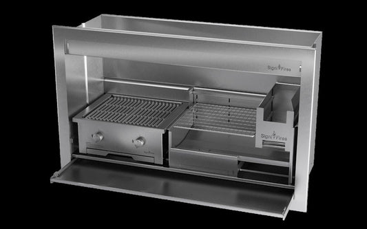Signi Fires Gas and Wood Combination Braai