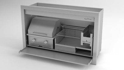 Signi Fires Gas and Wood Combination Braai