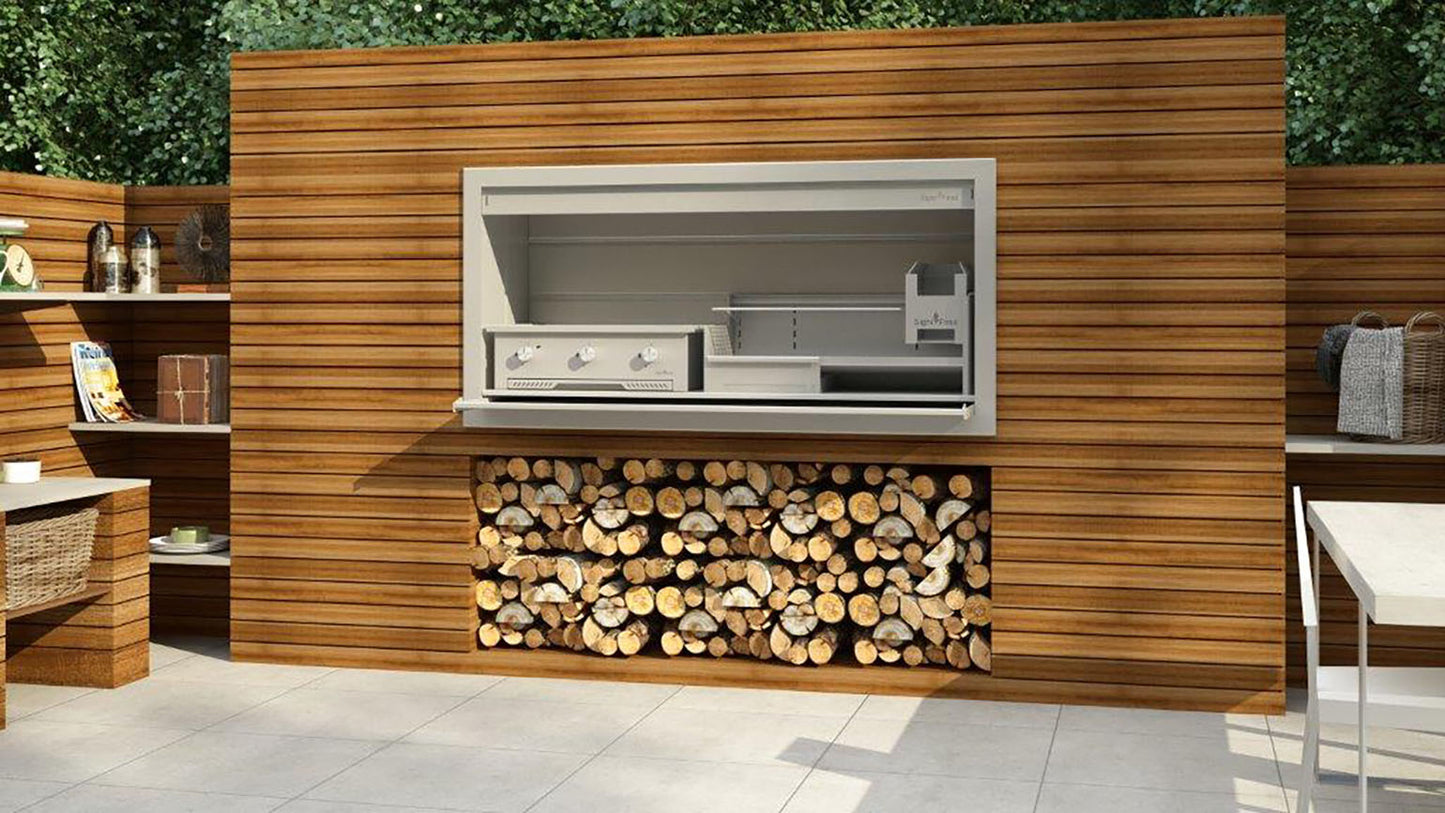 Signi Fires Gas and Wood Combination Braai
