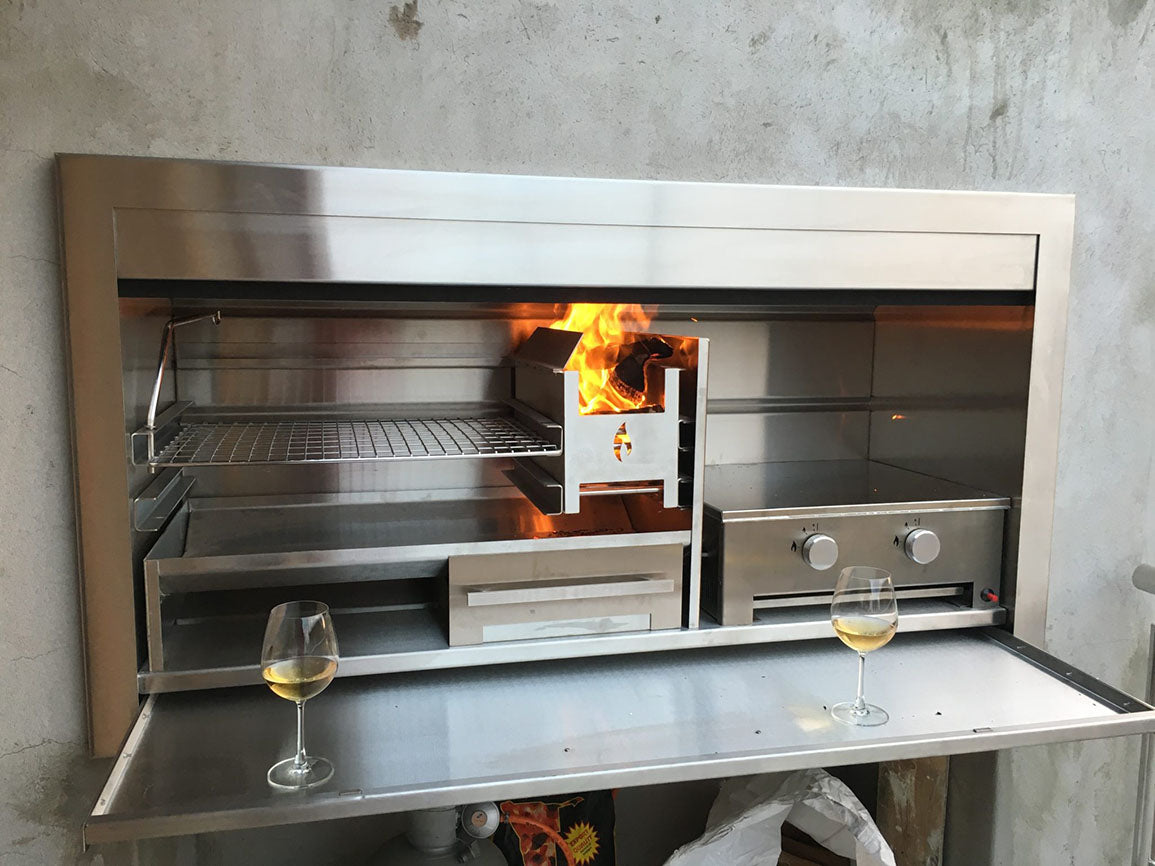 Signi Fires Gas and Wood Combination Braai