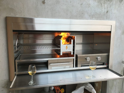 Signi Fires Gas and Wood Combination Braai