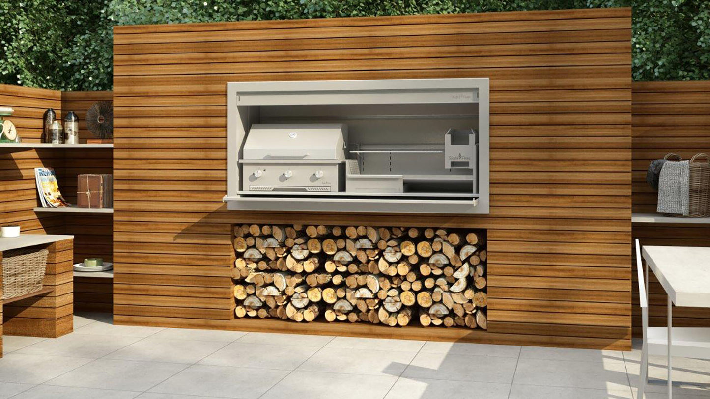 Signi Fires Gas and Wood Combination Braai