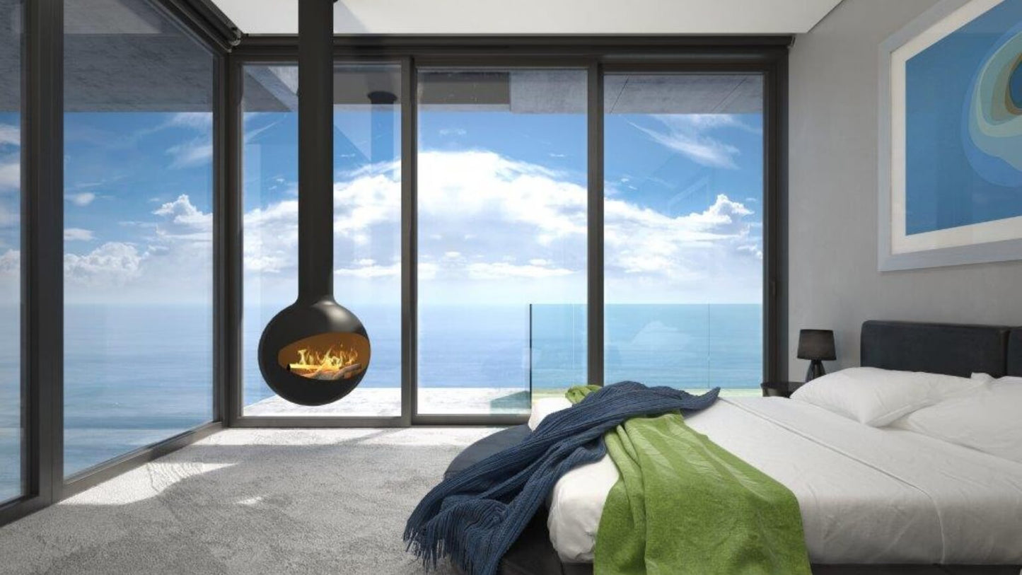 Signi Halo Suspended Fireplace