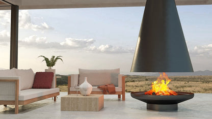 Signi Silo Suspended Fireplace
