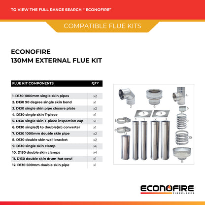 Econofire Vida LL Wood Fireplace