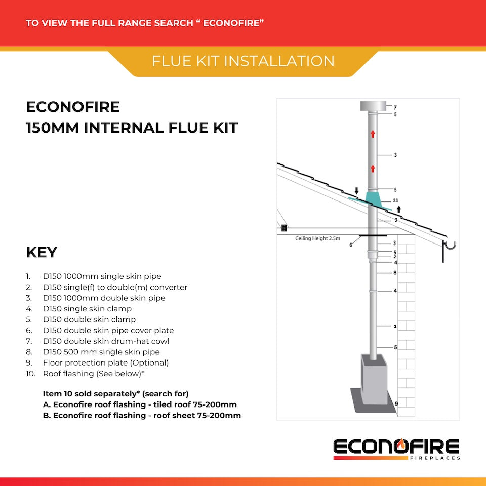 Econofire Vega Wood Fireplace