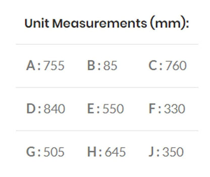 Maluti Gas Firebox Double Sided Freestanding Model 760 with Log Set