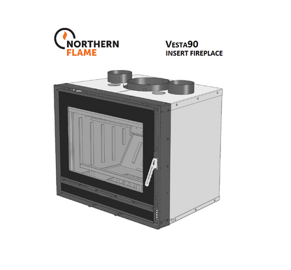 Northern Flame Vesta 90 Fireplace