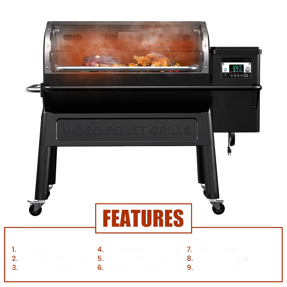 Z-Grills Multitasker 11002B WiFi Pellet Grill