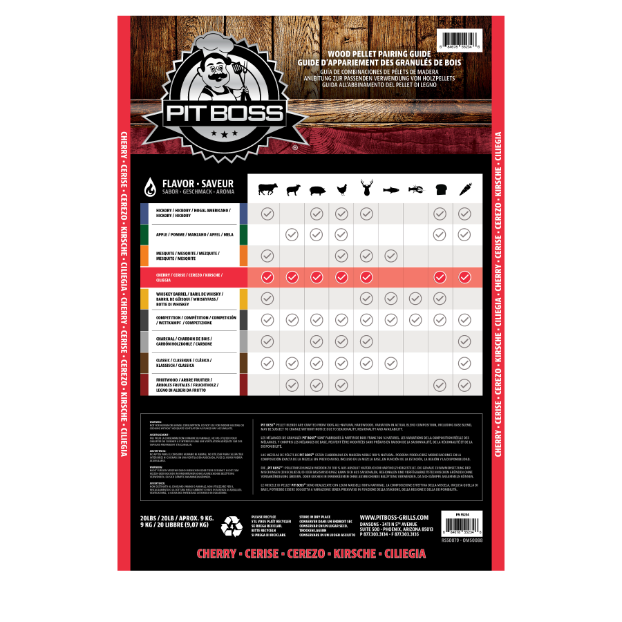 Z-Grills Pit Boss Cherry Blend Hardwood Pellets