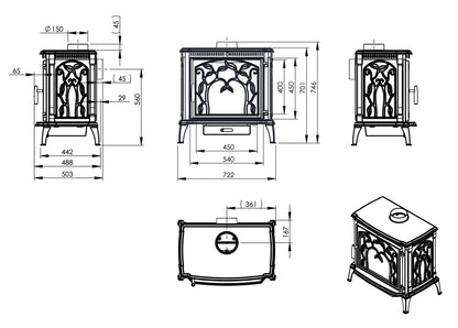 Nordflam Arica Fireplace