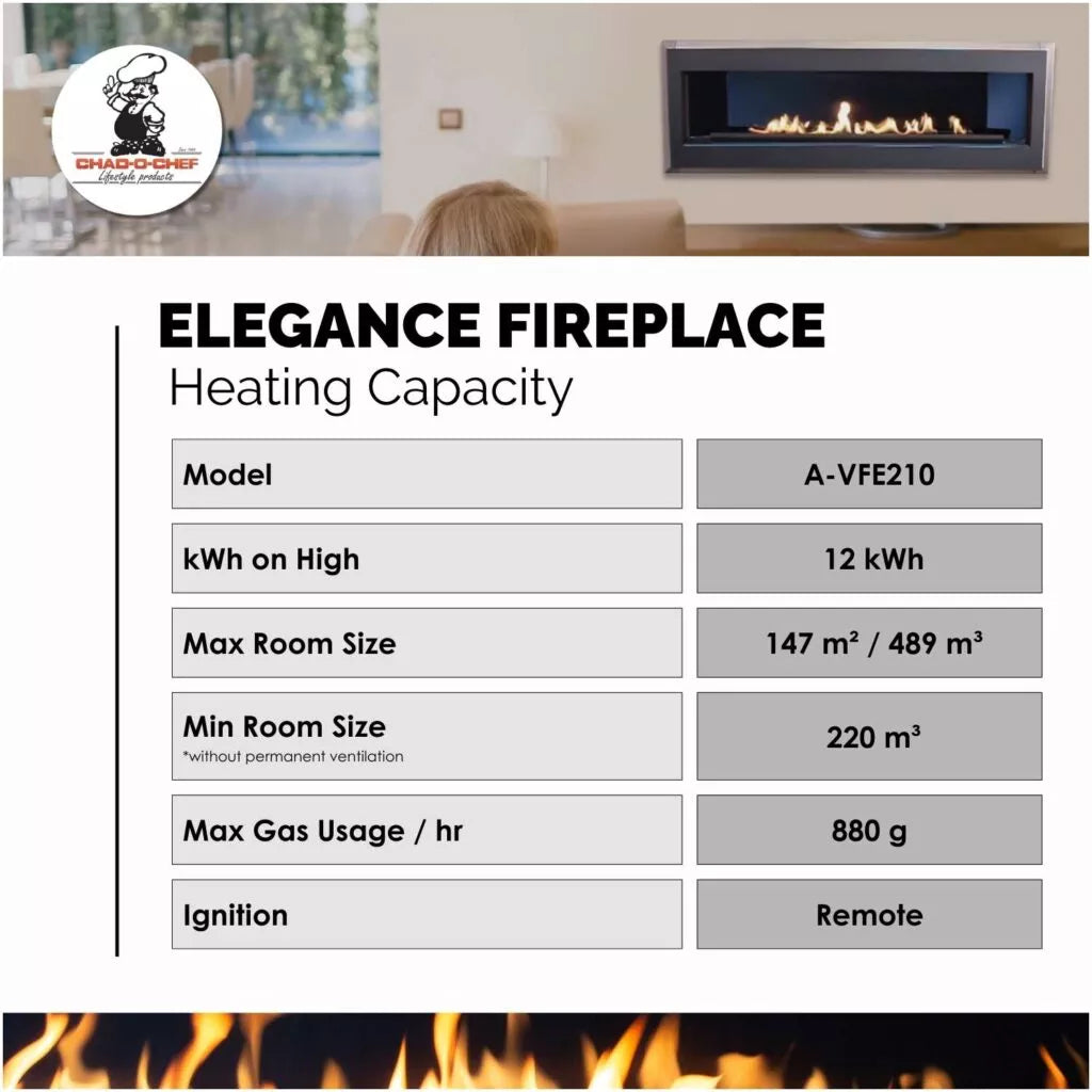 Chad-O-Chef Elegance Fireplace 210