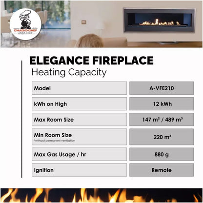 Chad-O-Chef Elegance Fireplace 210
