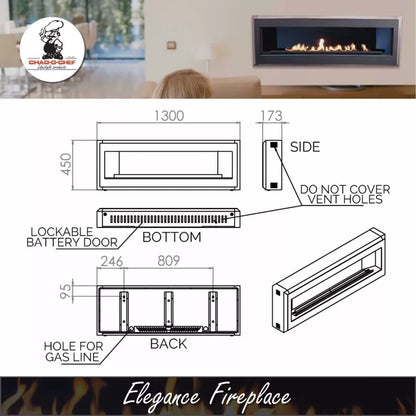 Chad-O-Chef Elegance Fireplace 210