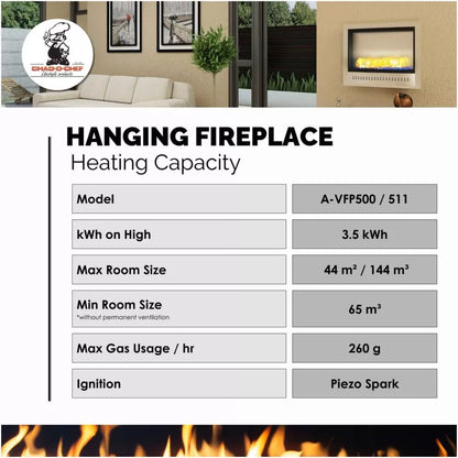 Chad-O-Chef Hanging Fireplace