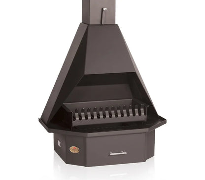 800D Wall Freestanding Fireplace