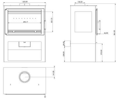 Nordflam Marsala Fireplace