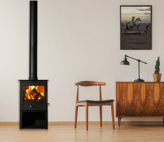 Sentinel Ottawa Compact with Log Stand Freestanding Fireplace