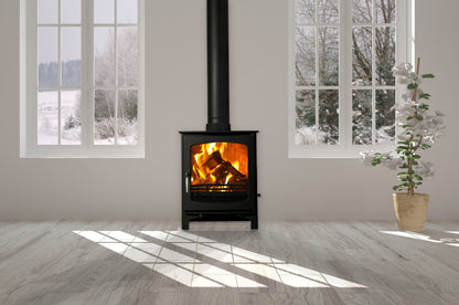 Sentinel Ottawa Curve Freestanding Fireplace Spec Sheet