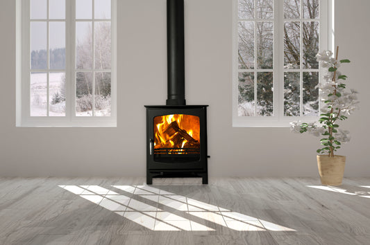Sentinel Ottawa Curve Freestanding Fireplace Spec Sheet
