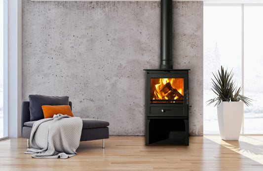 Sentinel Ottawa 12 with Log Stand Freestanding Fireplace