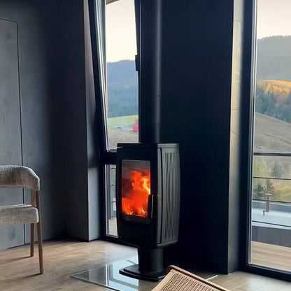 Plamen Aria Black Fireplace