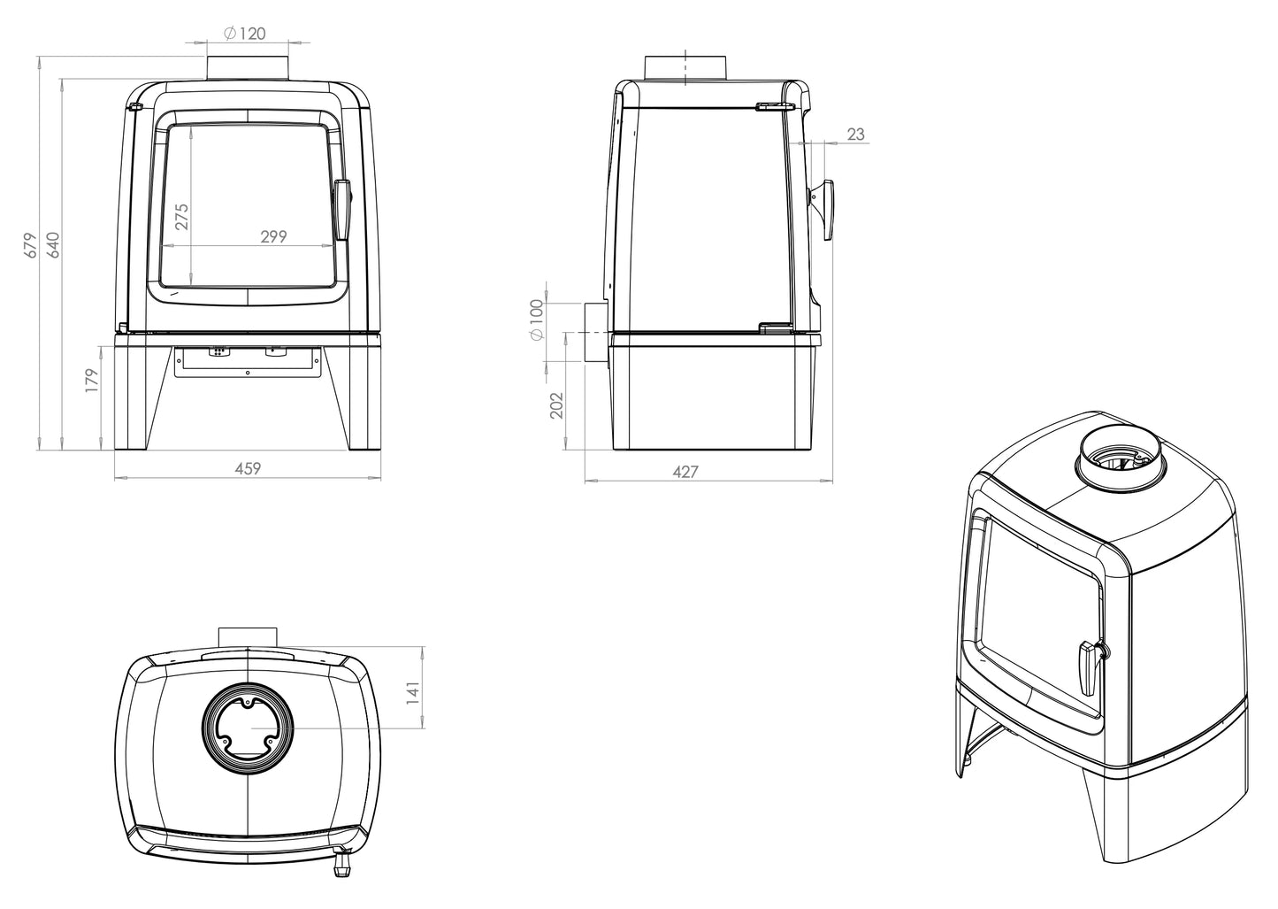 Nordflam Roma Fireplace