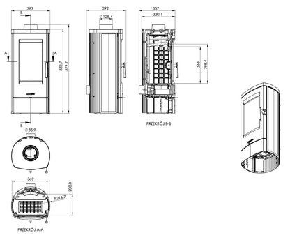 Nordflam Sora Fireplace