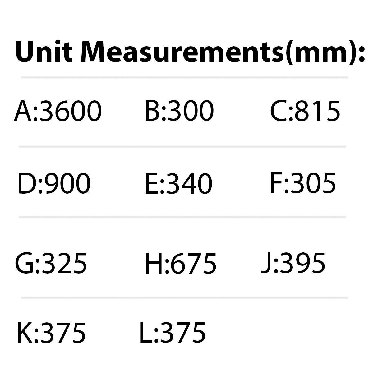 Alpine Wall Unit Model 800